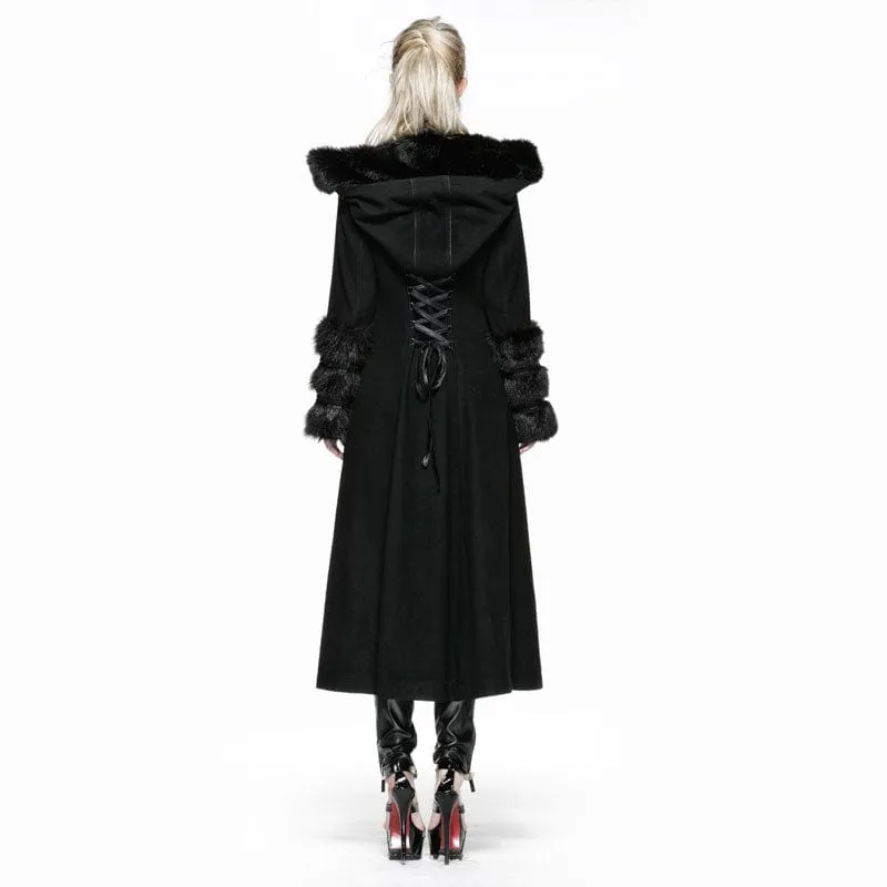 Women's Gothic Women's Hooded Overcoat