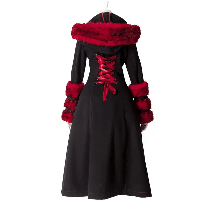 Women's Gothic Women's Hooded Overcoat