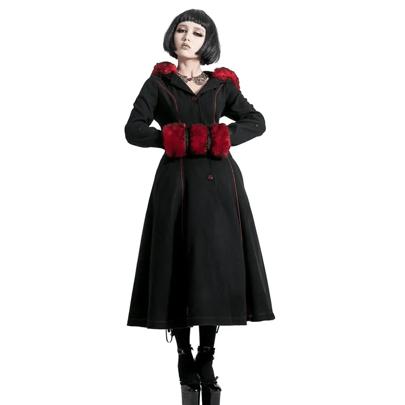 Women's Gothic Women's Hooded Overcoat