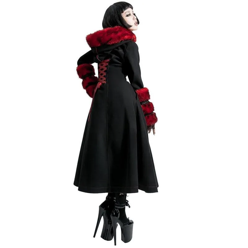 Women's Gothic Women's Hooded Overcoat