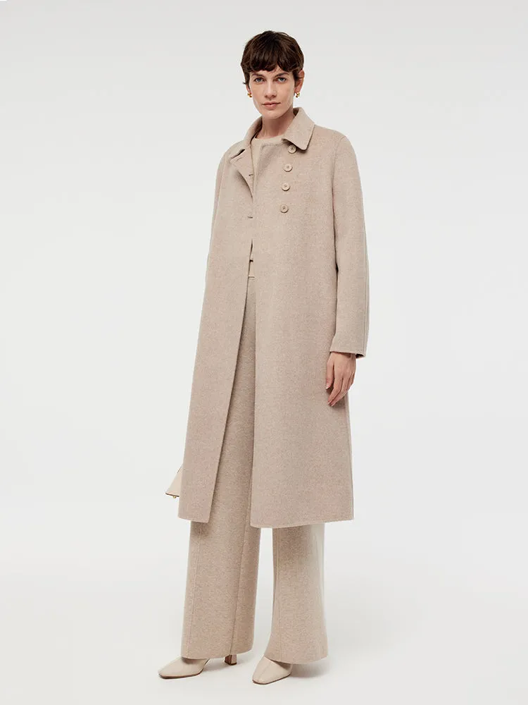 Wool Cashmere Women Overcoat