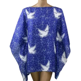 Zeta Phi Beta Chiffon Dove Tunic